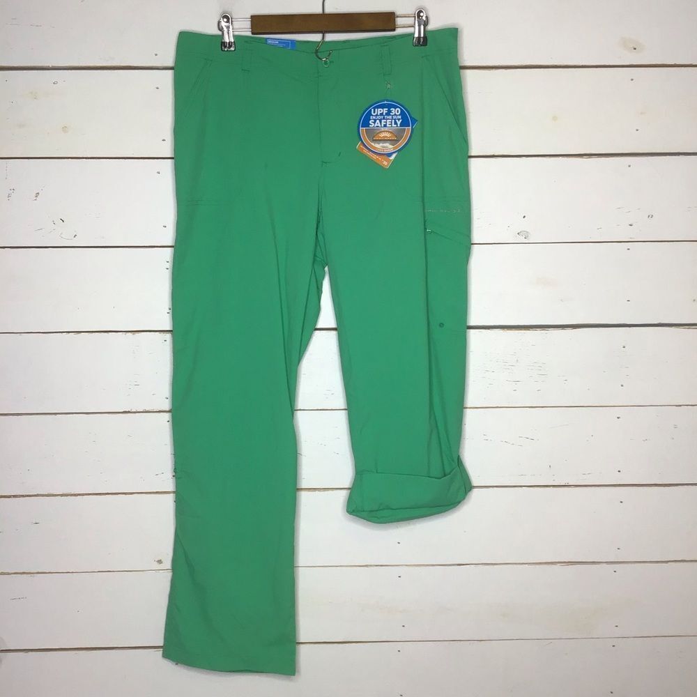 New Columbia Aruba Roll Up Pants, Winter Green